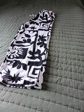 Paper Heart Printed Wide Leg Pants Size Large